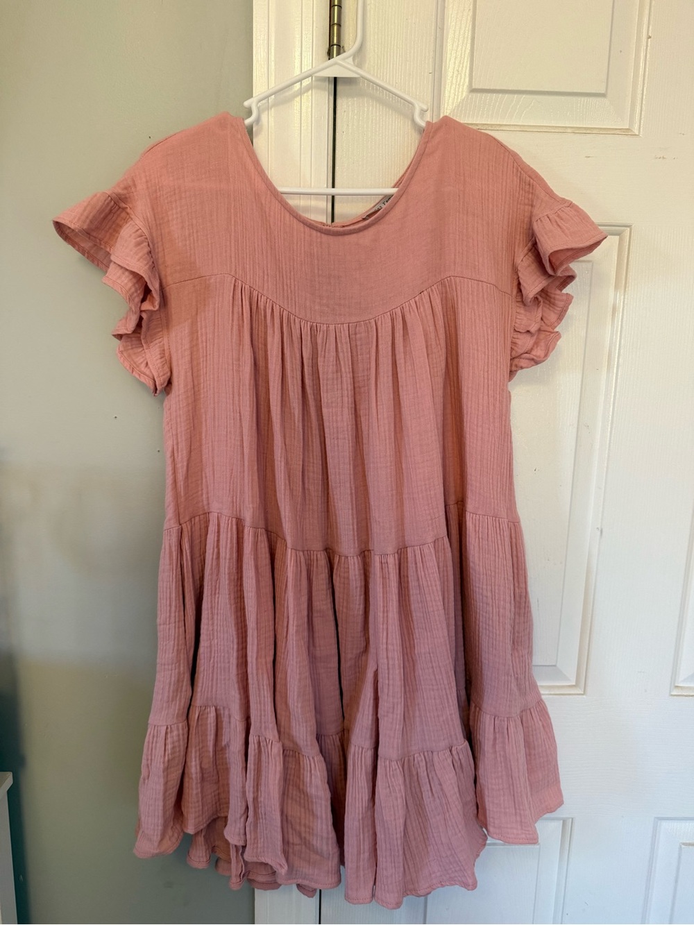 Boutique rose pink dress w/ pockets